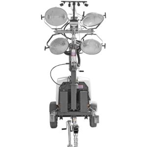 25′ Telescoping Mobile Security Light Tower 5.5 kW Diesel Gen