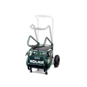 Rol-Air 2.5 HP (115V) 6.5 CFM@90PSI, 5.3 Gallon Cart Compressor w/Folding Handle